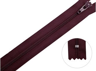Молния брючная YKK Т3, тёмный-бордо, цена за 1шт (арт.20/20-864)