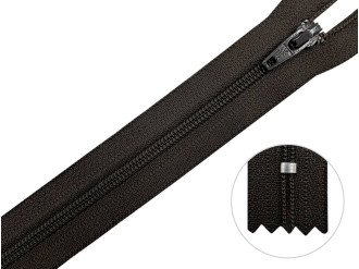 Молния брючная YKK Т3, кофе, цена за 1шт (арт.20/20-916)