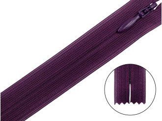 Потайная молния YKK, винный, цена за 1 шт (арт.60-230)