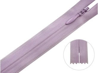 Потайная молния YKK, сиреневый, цена за 1 шт (арт.20-068)