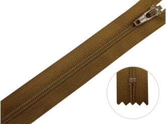 Молния брючная YKK Т3, горчица, цена за 1 шт (арт.20/20-022)
