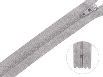 Молния брючная YKK Т3, светло-серый, цена за 1 шт (арт.20/20-186)