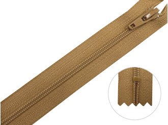 Молния брючная YKK Т3, горчица,  цена за 1 шт (арт.20/20-188)