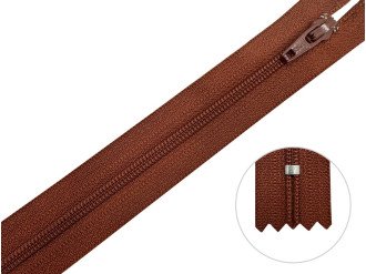 Молния брючная YKK Т3, коричнево-красный, цена за 1 шт (арт.20/20-236)