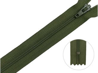 Молния брючная YKK Т3, зеленый, цена за 1 шт (арт.20/20-566)