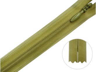 Потайная молния YKK, рыжий, цена за 1 шт (арт.20-899)