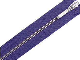 Металлическая молния никель YKK Т3, фиолетовый, цена за 1 шт (арт.24-321-n)