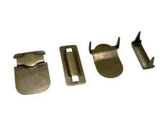 Крючок брючный, бронза, цена за 1 шт (арт.25016)