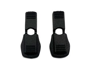 Накінечник для шнура, пластиковий, чорний, ціна за 1 шт. (арт.25266)