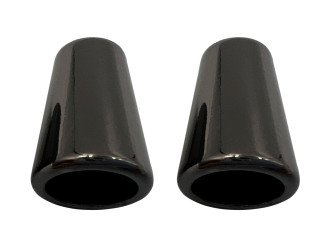 Накінечник для шнура металевий, темний нікель, ціна за 1 шт. (арт.25478)