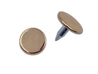 Хольнитен, заклёпка металлическая 8 мм, золото, 1 шт (арт.25521-g)
