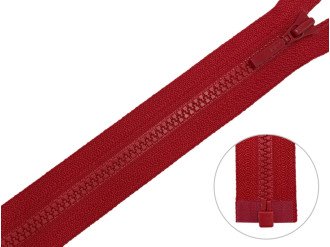 Тракторная молния YKK Т3 с пуллером DADR4, 70 см, красный, цена за 1шт (арт.27-519)