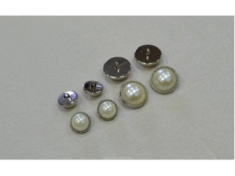 гудзик колір срібло (арт.35019), ціна за 1 штуку