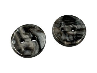 Ґудзик сорочковий пластиковий, сірий, ціна за 1 шт (арт.35414)