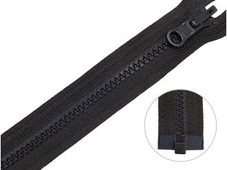 Тракторная молния YKK Т5, с перекидным бегунком, разъемная, тёмно-коричневый, цена за 1шт (арт.36-916)