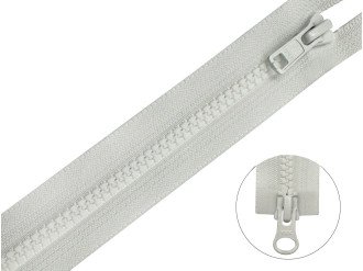Молния тракторная YKK Т5, белый, цена за 1 шт (арт.46-501)