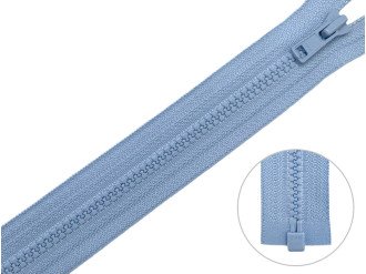Тракторная молния YKK Т3 с пуллером DA, 70 см, голубой, цена за 1шт (арт.47-232)