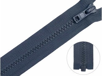 Тракторная молния YKK Т5, серый, цена за 1шт (арт.50-182)