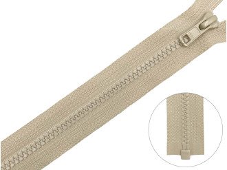 Тракторная молния YKK Т5, бежевый, цена за 1шт (арт.50-572)