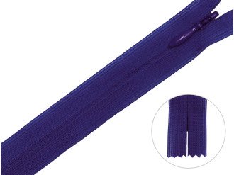 Потайная молния YKK, фиолетовый, цена за 1 шт (арт.60-228)