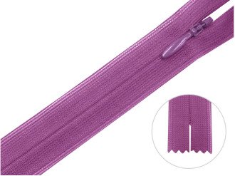 Потайна блискавка YKK, фуксія, ціна за 1 шт (арт.60-291)