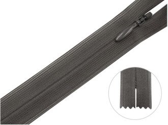 Потайная молния YKK, хаки, цена за 1 шт (арт.60-365)