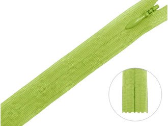 Потайная молния YKK, салатовый, цена за 1 шт (арт.60-875)