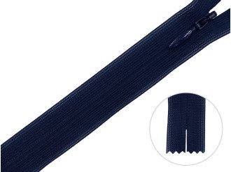 Потайная молния YKK, синий, цена за 1 шт (арт.60-920)