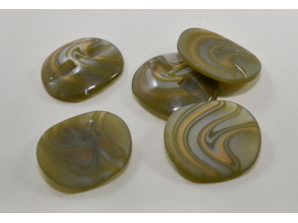 Пуговица пластиковая, полуножка, хаки, цена за 1 шт (арт.778 №50)