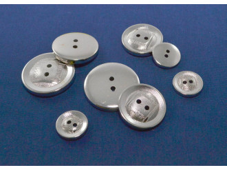 Пуговица пластиковая под металл, никель, цена за 1 шт (арт.4045)
