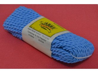 Шнур круглый декоративный 4мм, голубой, цена за 1 метр (арт.67 цв.10)