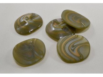 Пуговица пластиковая, полуножка, хаки, цена за 1 шт (арт.778 №50)
