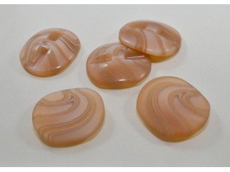 Пуговица пластиковая, полуножка, коричневый, цена за 1 шт (арт.778 №464)