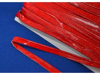 Кант из кожзам, декоративный 3 мм, красный, цена за 1 м (арт.1192)