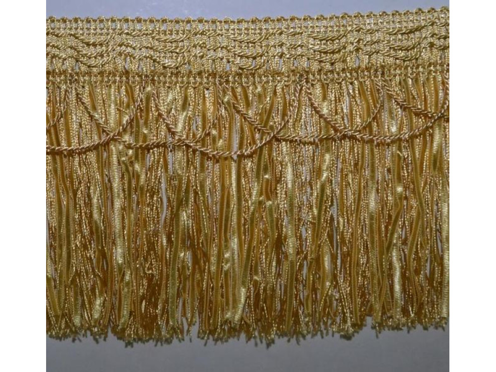 Бахрома для декору, золото, ціна за 1 метр (арт.5570 цв.49)