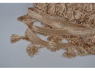 Бахрома для декору, бежевий, ціна за 1 метр (арт.5553 цв.191)