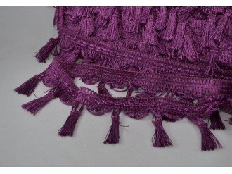 Бахрома для декору, бузковий, ціна за 1 метр (арт.5555 цв.184)