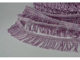Бахрома для декору, бузковий, ціна за 1 метр (арт.5556 цв.157)