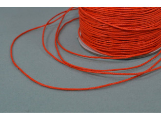 Шнур вощеный, оранжевый, цена за 1 метр (арт.5614 цв.138)