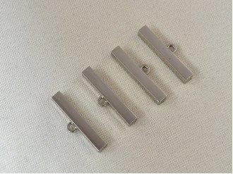 Ґудзик металевий на ніжці, нікель, ціна за 1 шт. (арт.35095)