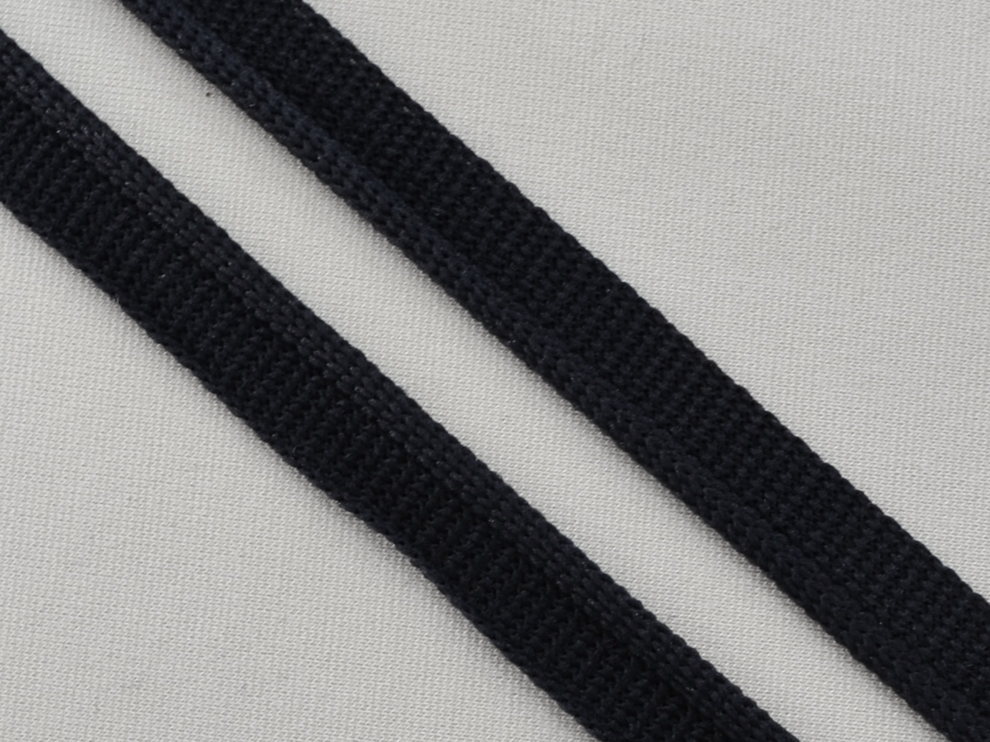 тесьма декоративная чёрного цвета арт.15057-black,