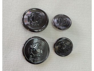Ґудзик металевий на ніжці, ціна за 1 шт (арт.35011)