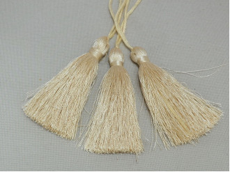 Кисточка декоративная, бежевый, цена за 1 шт (арт.13012-23)