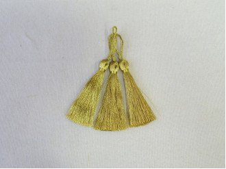 Китиця декоративна, золотий, ціна за 1 шт (арт.171-0001)