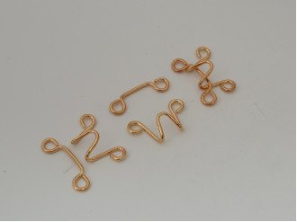 Крючок установочный, золото, цена за 1 штуку (арт.25017)