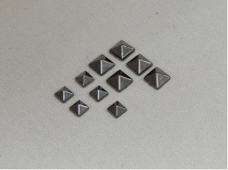 Заклёпка декоративная, тёмный никель, цена за 1 шт (арт.25043)