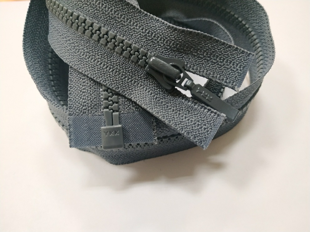 арт.27-182 YKK T3 тёмно-серая молния трактор