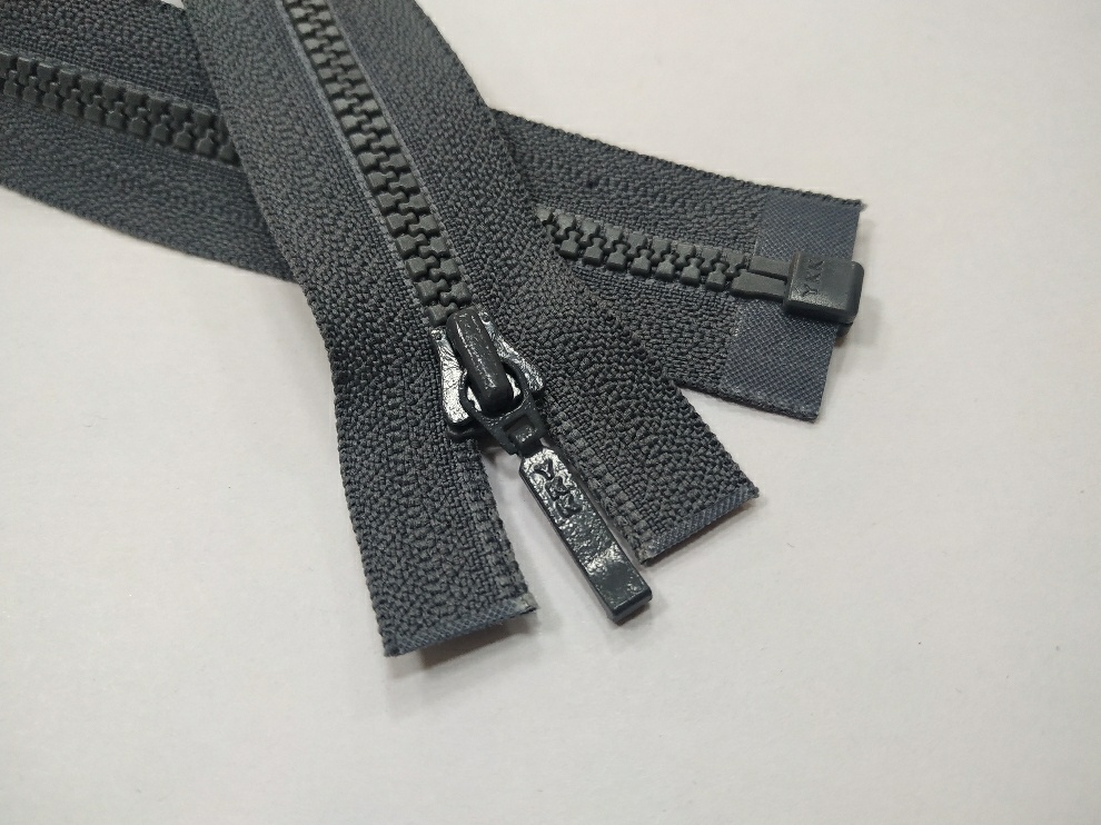 арт.27-182 YKK T3 тёмно-серая молния трактор