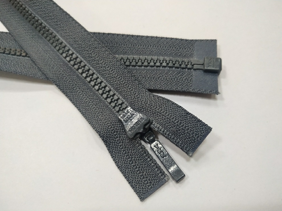арт.27-182 YKK T3 тёмно-серая молния трактор
