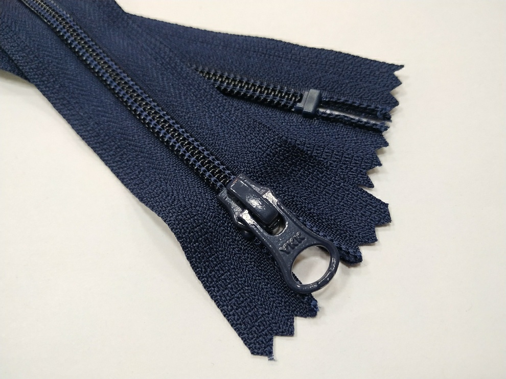 арт.35-058 YKK Т5 синяя молния спираль кольцо